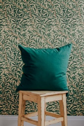 Striped Cushion Green/Mustard 50x50